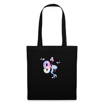 9th Anniversary Mermaid - Tote Bag - black - Front
