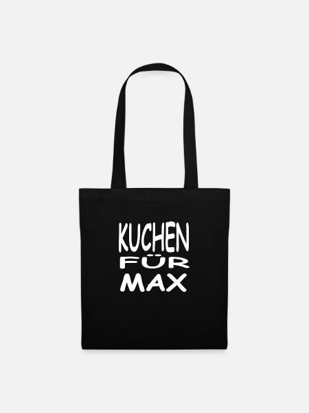 Kuchen - Stoffbeutel - Schwarz