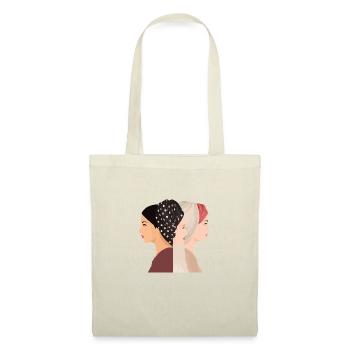 Les trois femmes - Sac en tissu - nature - Devant