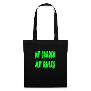 Jardin - Sac en tissu - noir - Devant