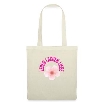 Vie, Rire, Amour - Sac en tissu - nature - Devant