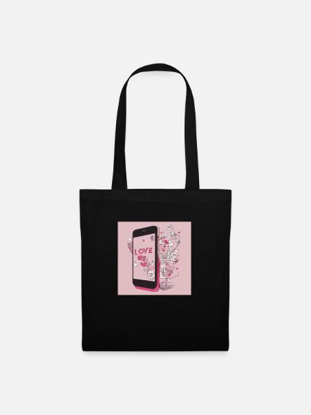 for new fashion loves - Stoffbeutel - Schwarz