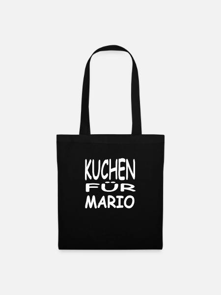 Kuchen - Stoffbeutel - Schwarz