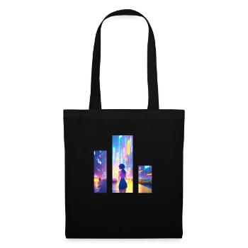 Girl in City - Tote Bag - black - Front