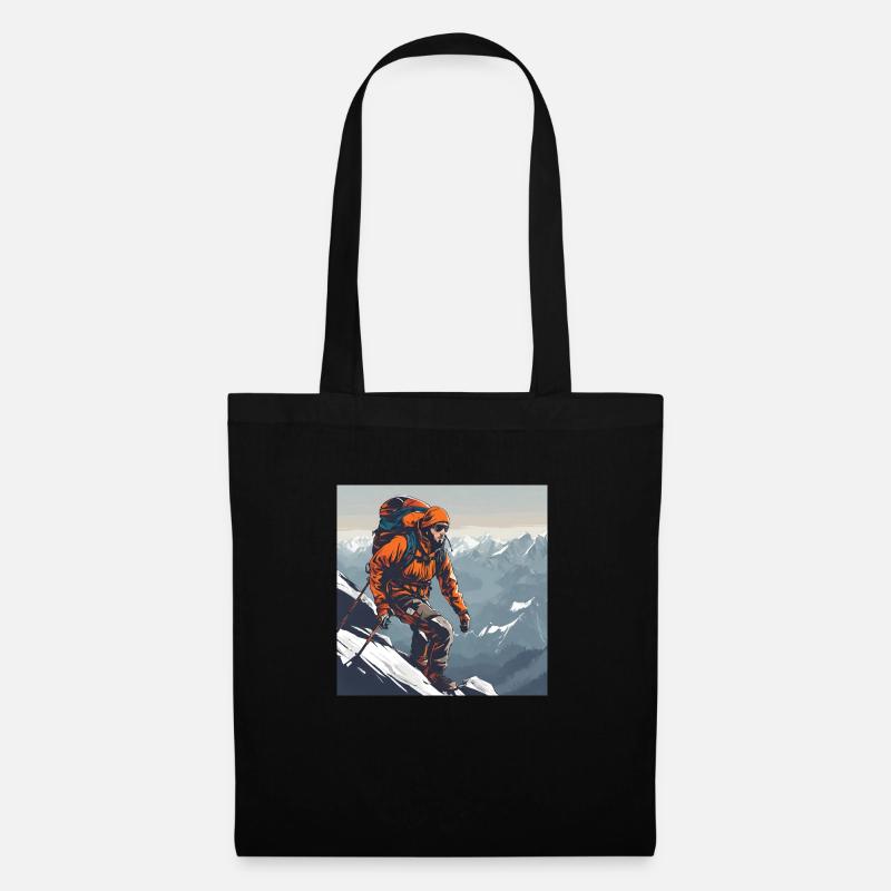 Mountaineering - Tote Bag - black