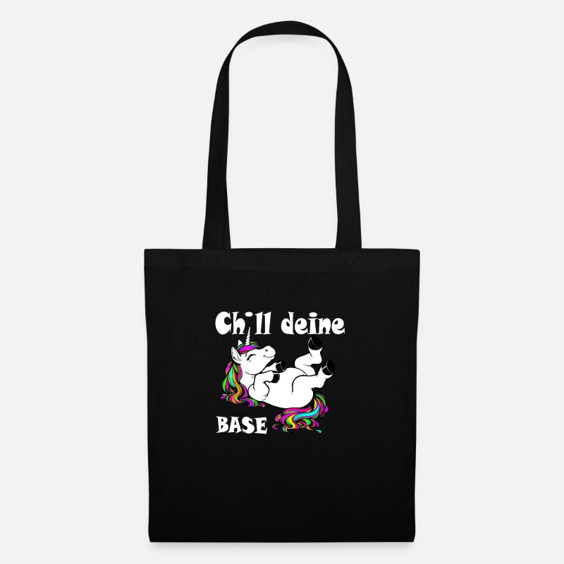 Cillen wie ein Einhorn - Stoffbeutel - Schwarz