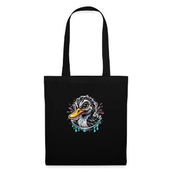 Canard - Sac en tissu - noir - Devant