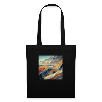 Futuristic sea - Tote Bag - black - Front