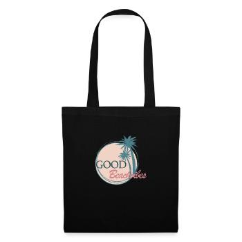 Good Beachvibes pink - Tote Bag - black - Front