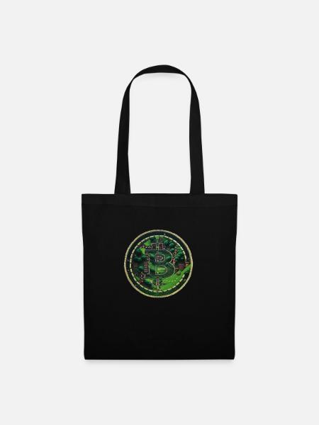 Bitcoinrund-town - Tote Bag - black