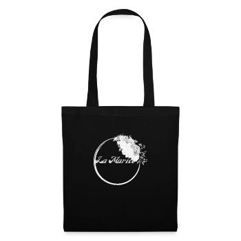 The White Floral Bride - Bride Gift Idea - Tote Bag - black - Front