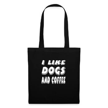 Canine - Sac en tissu - noir - Devant