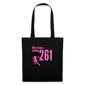 261 marathon more thna a number - Tote Bag - black - Front