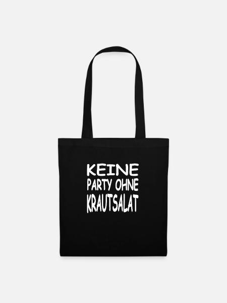 Party - Stoffbeutel - Schwarz