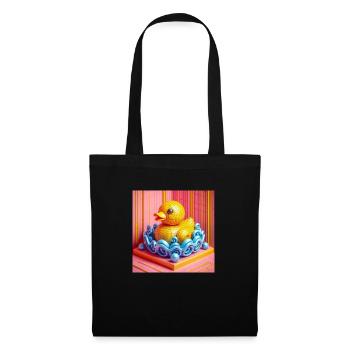 Canard baignant dans un monde fantastique Hyperréalisme - Sac en tissu - noir - Devant