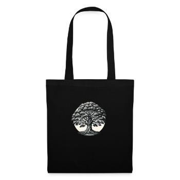 Eternal Wisdom Tree - Tote Bag - black - Front