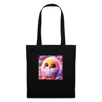 Chicks 3D Hyperrealism Yellow White with Balls - Tote Bag - black - Front