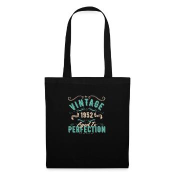 Vintage 1952 - 1952 Birthday Gift - Tote Bag - black - Front