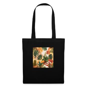 Célébration de la Biodiversité Tropicale - Sac en tissu - noir - Devant