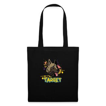 Dog - focus - Tote Bag - black - Front