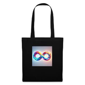 Infinity, prism rainbow - Tote Bag - black - Front