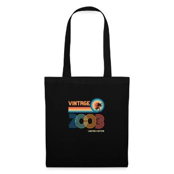 Vintage 2003 limited edition - Tote Bag - black - Front