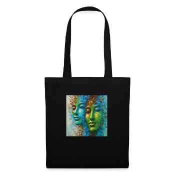 Diverse Reflections: Magnificent Faces in Color - Sac en tissu - noir - Devant