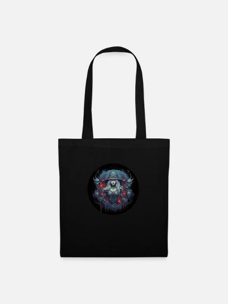 Le nécromancien en jeu de rôle - Sac en tissu - noir