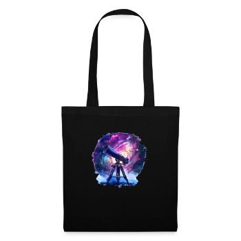 Découvrez les merveilles du cosmos - Sac en tissu - noir - Devant