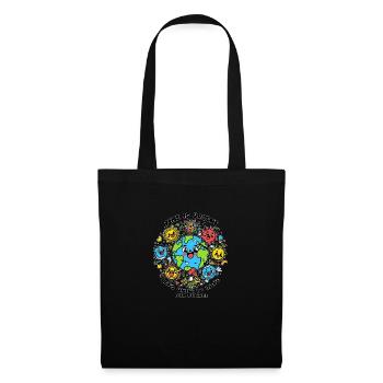 TIME IS URGENT, LET'S UNITE TO SAVE OUR PLANET - Tote Bag - black - Front