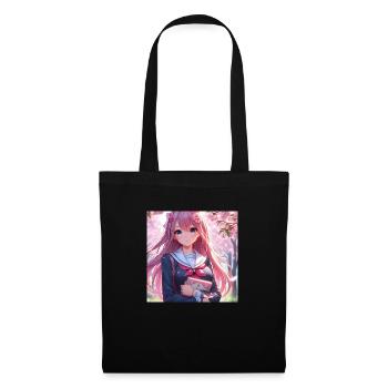 Anime school - Tote Bag - black - Front
