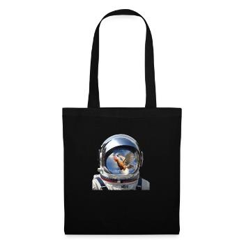 Astronaut + chicken - Tote Bag - black - Front