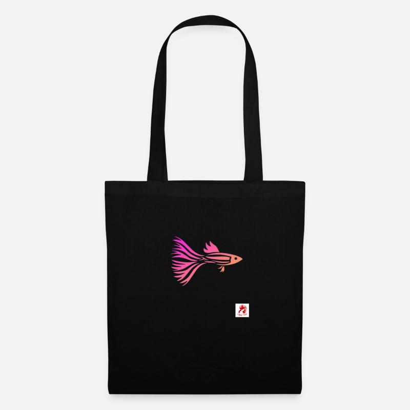 Guppy - Stoffbeutel - Schwarz