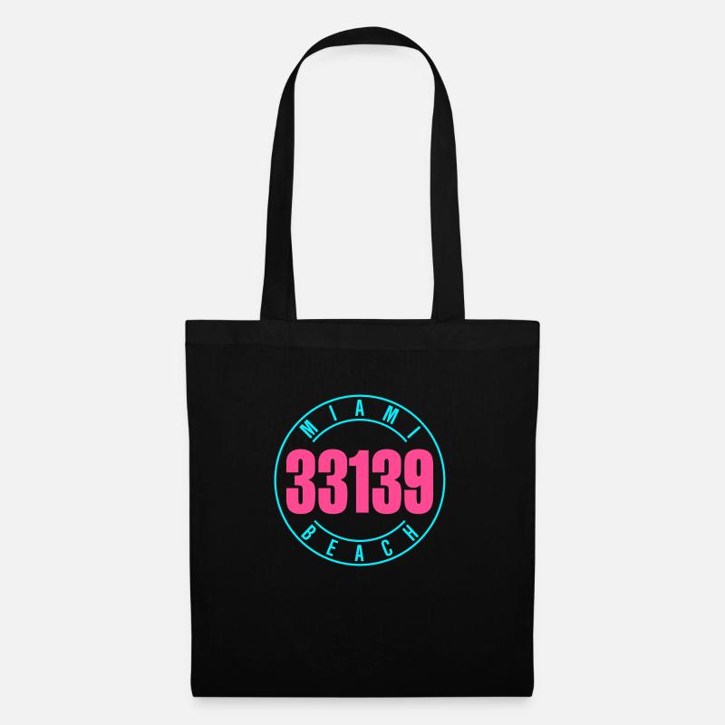 Miami Beach 33139 - Tote Bag - black