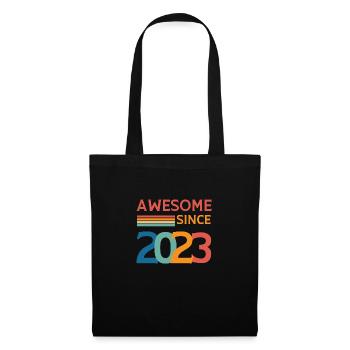 Awesome since 2023 - Sac en tissu - noir - Devant
