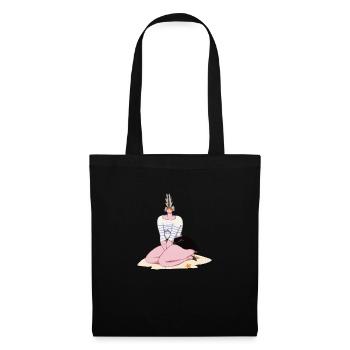 La sablaise - Sac en tissu - noir - Devant