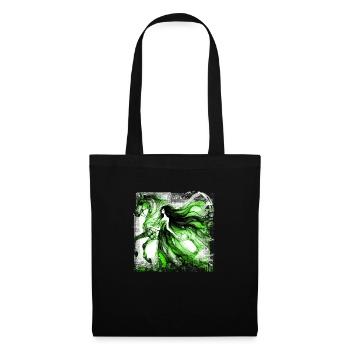 Flowers Women girl fashion design art female style - Tote Bag - black - Front