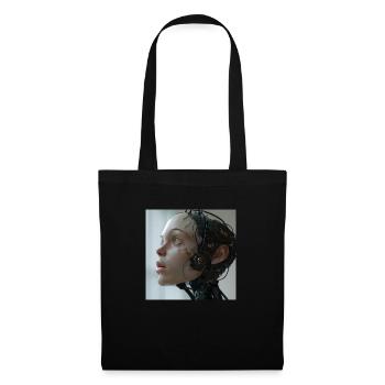 IA - Sac en tissu - noir - Devant