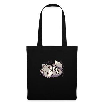 Cute little wolf - Tote Bag - black - Front