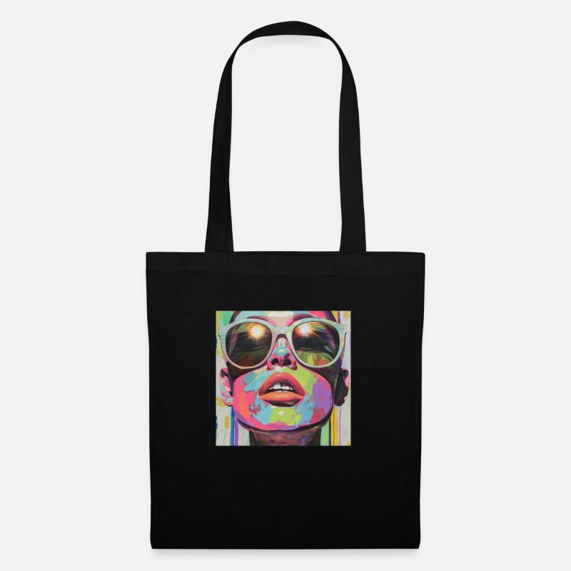 Psychedelic Shades - Stoffbeutel - Schwarz
