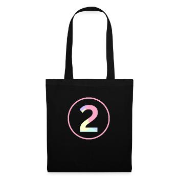 Pastel "Two" 2 - ApriNoeScor - Tote Bag - black - Front