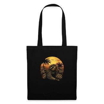 Sloth Sloth Animal Sloth Wilderness Beach Palm Trees - Tote Bag - black - Front