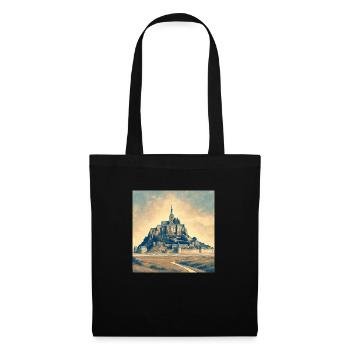 Majesté du Mont - Sac en tissu - noir - Devant
