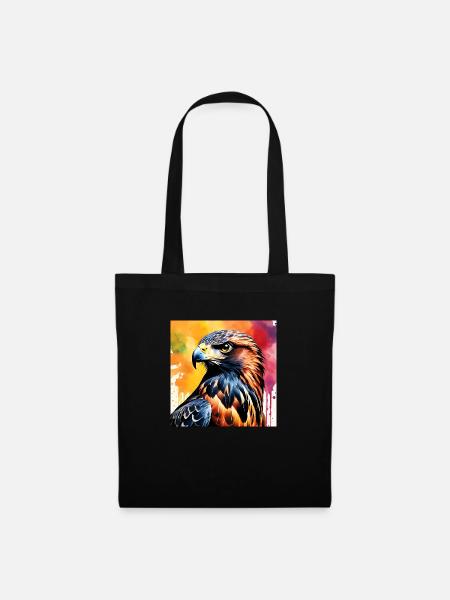 Faucon - Sac en tissu - noir
