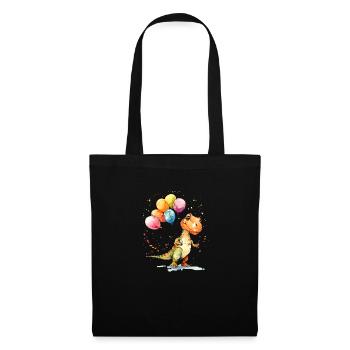 C’est l’anniversaire d’un dinosaure ? - Sac en tissu - noir - Devant