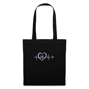 starfish heartbeat - Tote Bag - black - Front