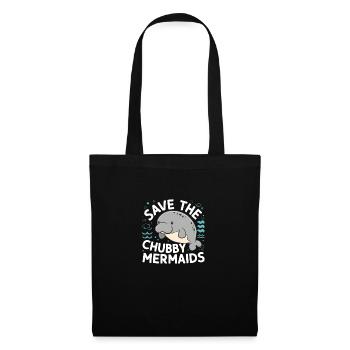Rettet die dicken Meerjungfrauen - Tote Bag - black - Front