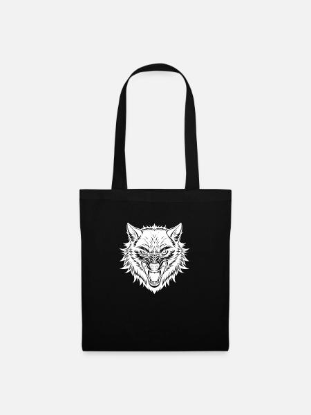 Alpha Wolf - Stoffbeutel - Schwarz