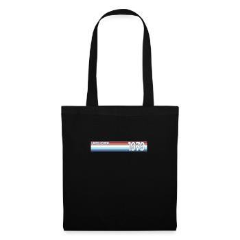 Retro 1979 Limitierte Auflage - Stoffbeutel - Schwarz - Vorne