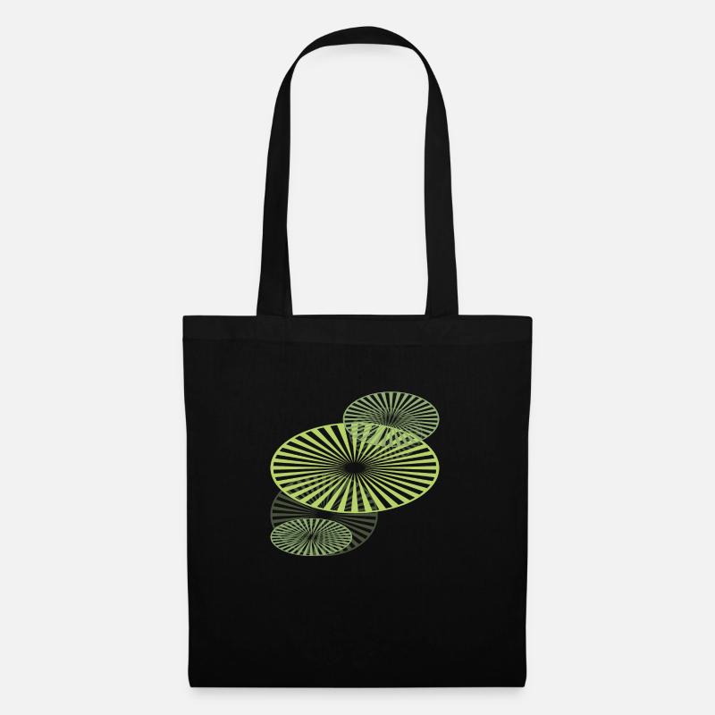 Hypnotic Design - Stoffbeutel - Schwarz